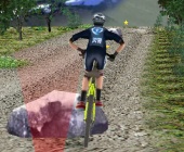 BMX en 3D  la montagne, il faut viter les grosses pierres